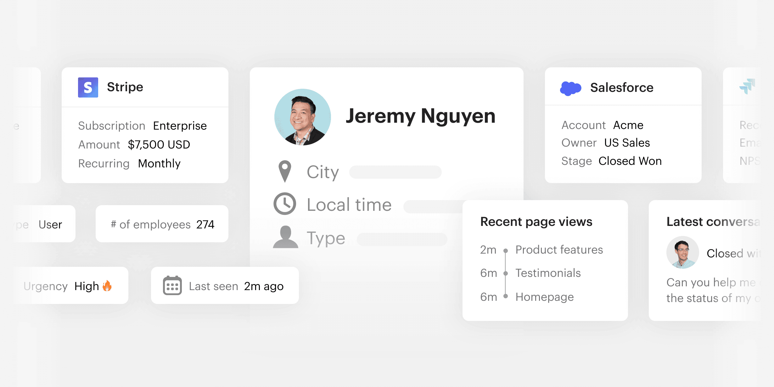 Customer data